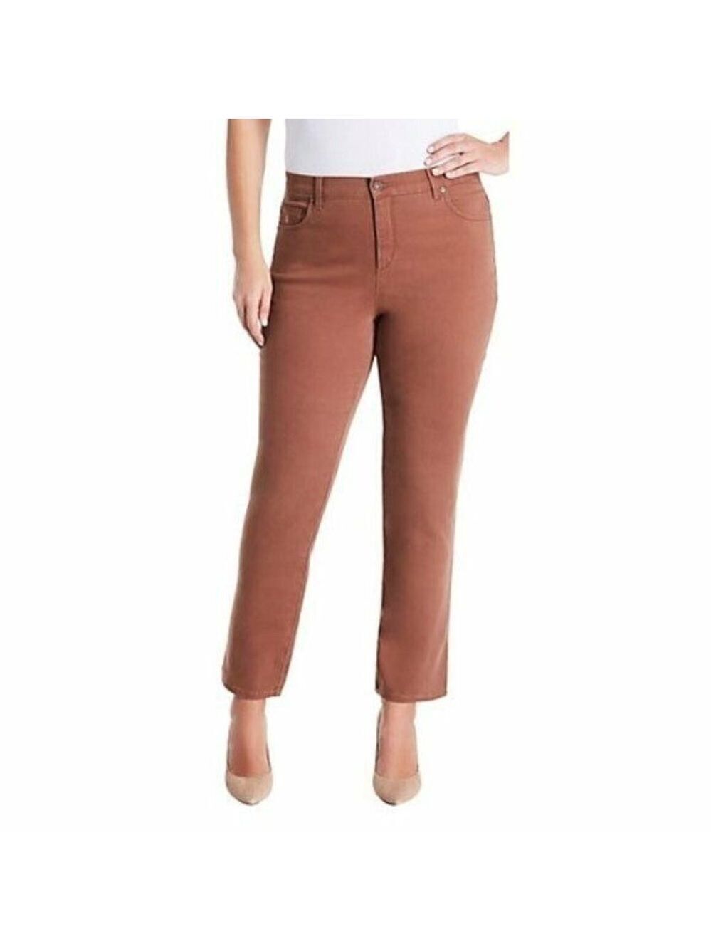 Gloria Vanderbilt Amanda Jeans Tapered Leg Classic Rise Size 10 Short